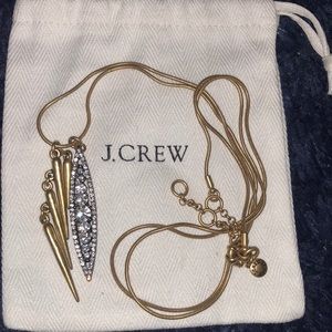 J.Crew Gold and Silver Long Pendant Necklace